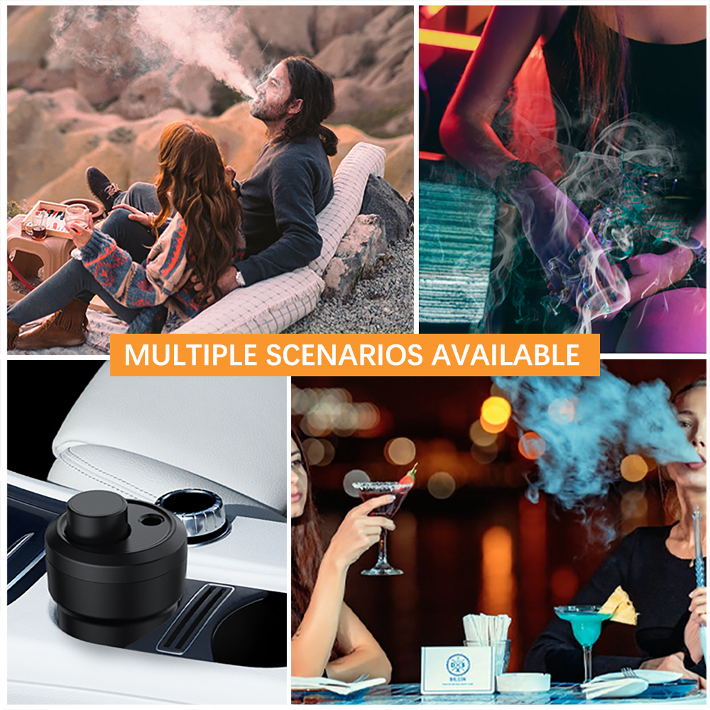 Luxury Mini Hookah Portable Shisha Hookah Set Aluminum Alloy Portable Hookah Cup