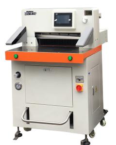 China Powerful Hydraulic Fully Auto Paper Cutting Machine For 520mm A3 Size Paper wholesale