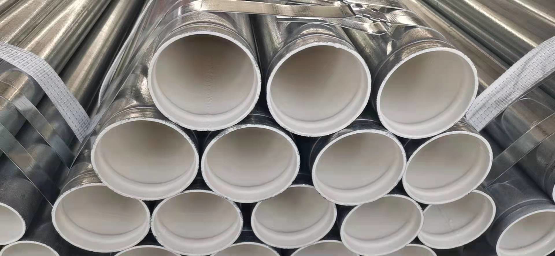 Flame Retardant Plastic Coated Q235 Steel Pipe For Mining Industry