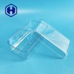 Cake Pastries Disposable Square PET Plastic Food Box Transparent Packing