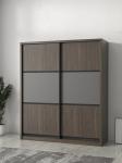 Patten Chipboard Plywood Modern Bedroom Wardrobe 2 Door Sliding Wardrobe