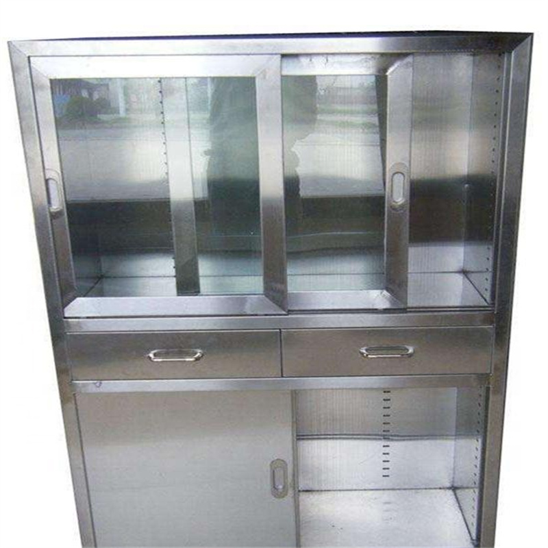 201 Wall Mounted Stainless Steel Medical Cabinet 500mm Height 0.5mm Thick