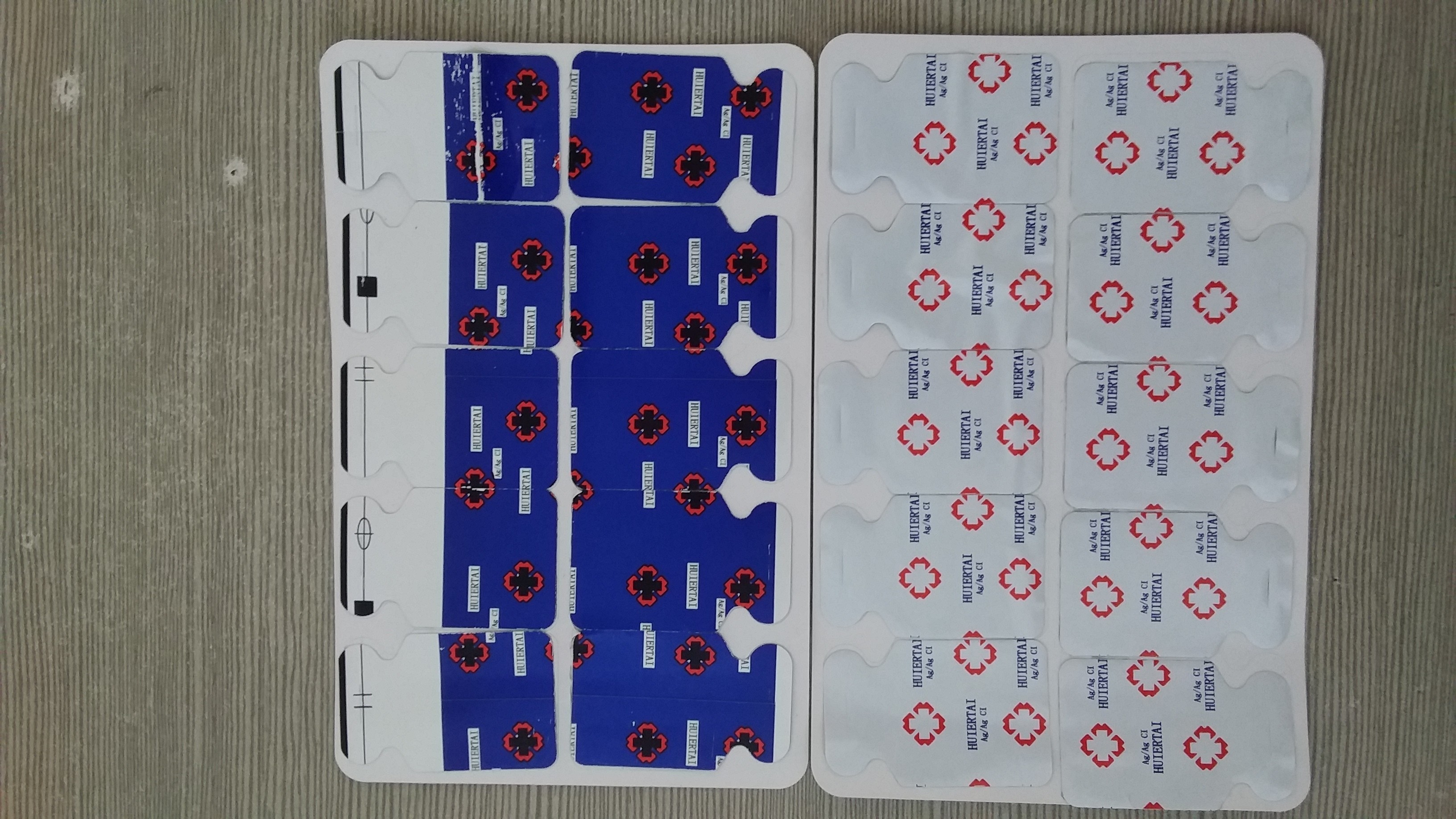 Medical ECG EKG Tab Resting Electrodes Disposable ECG Electrodes 22mm x 35mm