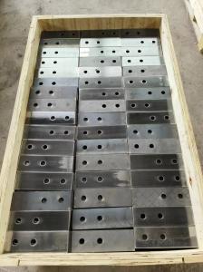 China Galvanized Flat Bar Slotted Steel CNC Processing For Construction wholesale