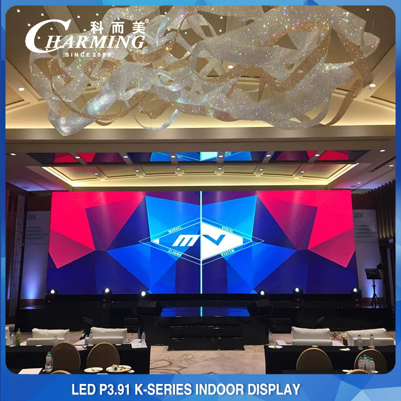 Ultrawide P3.91 Indoor Fixed LED Display 500x1000mm Lightweight
