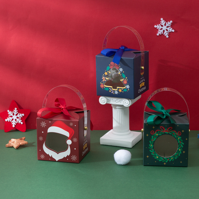 Recyclable Paperboard Customized Colorful Folding Christmas Gift Box Packaging With Logo
