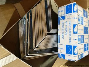 China 25*25*15*15mm Zinc Plated white color Q195 Angle Bracket straight steel corner brackets For Furniture wholesale