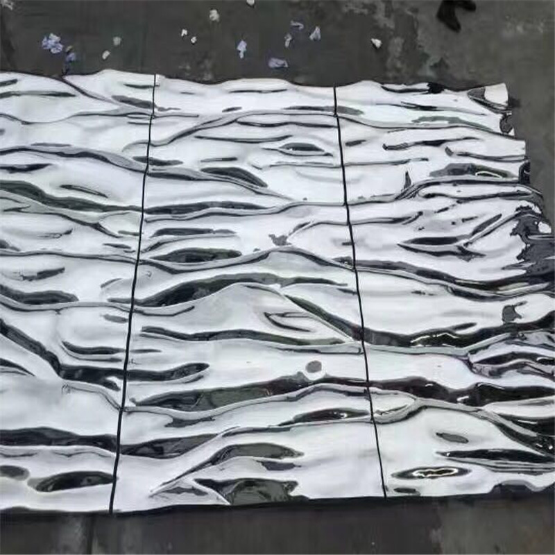 304 316 Grade embossed Stainless Steel Sheet hammered Mirror Finish for wall cladding