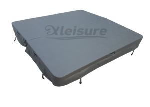 China Portable Hot Tub Spa Covers Grey Rectangle Tailor - Made Outdoor Spa Cover wholesale