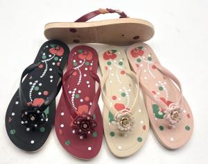 China Wholesale Promotional Flipflop PVC Slippers Women Slippers Flip flop Logo wholesale