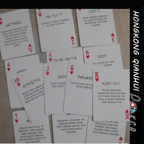 CUSTOM DRINKING CARD GAME FOR SOUTH AMERICA