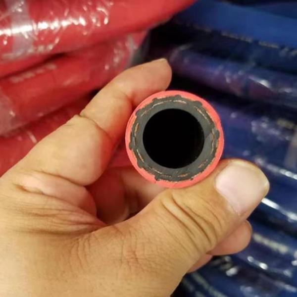 Quality 1/2" EPDM Steam Hot Water Hose Rubber Textile Braided For Food Processing Industry for sale