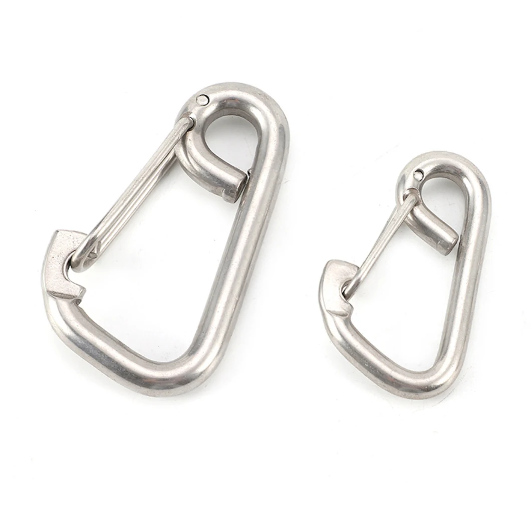 304 Stainless Steel Simple Spring Hook Rigging Hardware Fitting