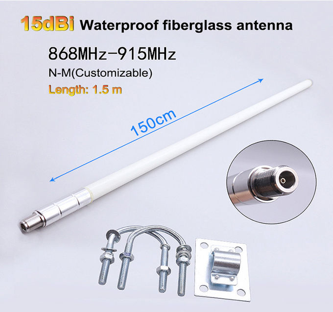 Customized LoRa Antenna 915MHz 868MHz Outdoor Helium Antenna 8dBi 10dBi 12dBi,High Gain Fiberglass LoRa Helium Antenna