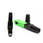 Field assembly SC/APC Fiber Optic fast Connector