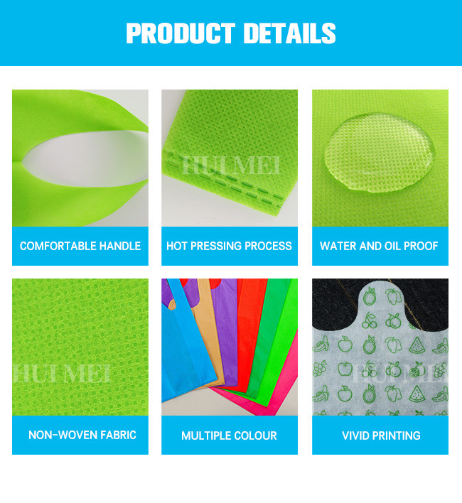 Environmental Friendly Polypropylene Non Woven T Shirt Bag For Shopping
