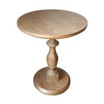 Round Shaped Modern Wood Coffee Table , Solid Wood Dining Table