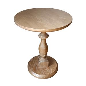 China Round Shaped Modern Wood Coffee Table , Solid Wood Dining Table wholesale