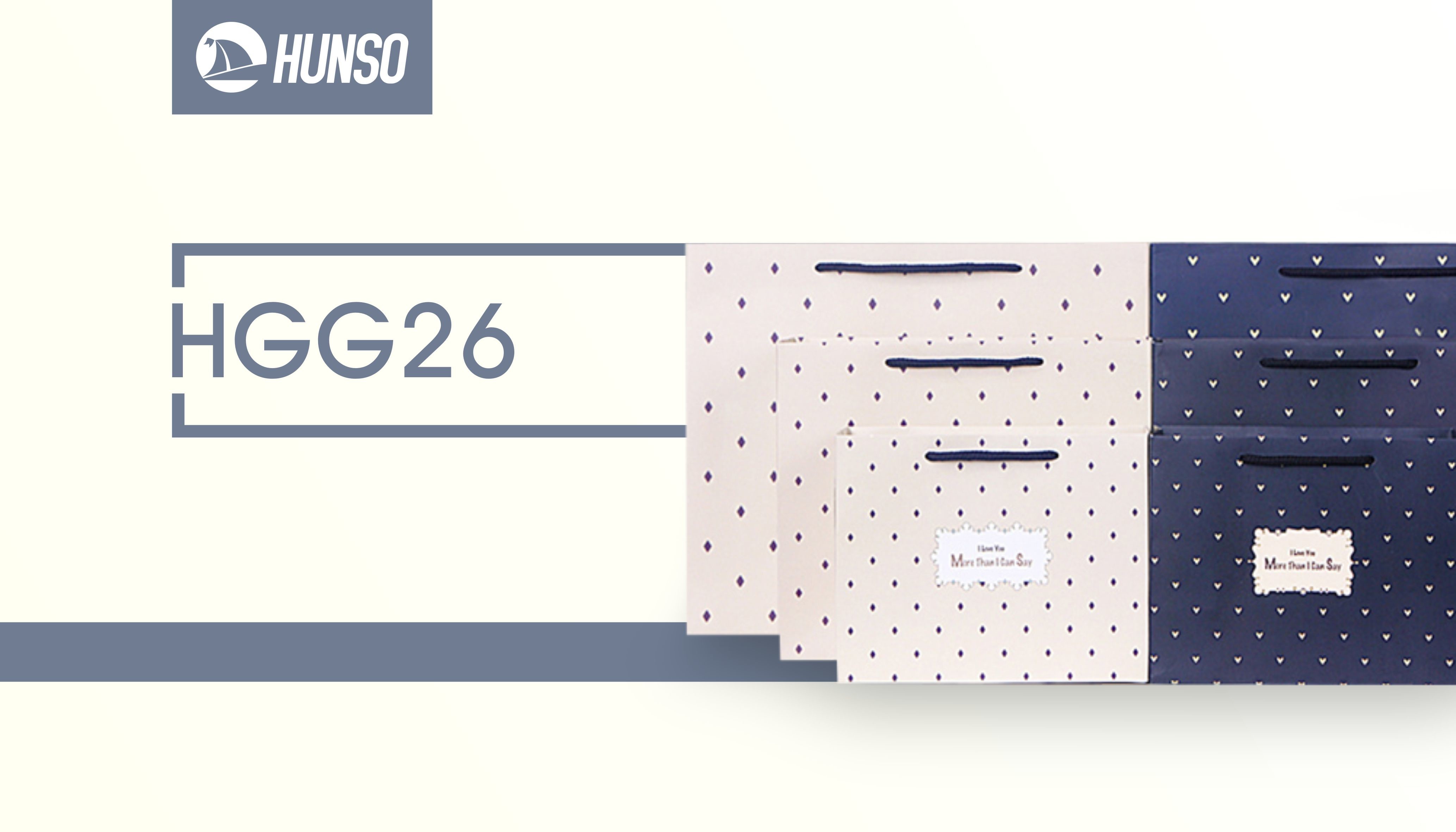 Love Gift Bag Polka Dot Clothing Printed Paper Bags Handbag 2 Colors