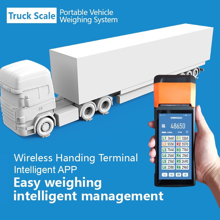 Wireless Industrial Weighing Platform Floor Truck Scale with Durable Built-in Lithium Battery 3.7v 12000mAh