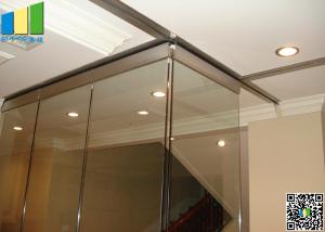 China Folding Interior Demountable Glass Door Partition wholesale
