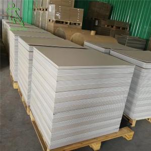 China Waterproof Coated 450gsm Duplex Board Grey Back For Brochure wholesale