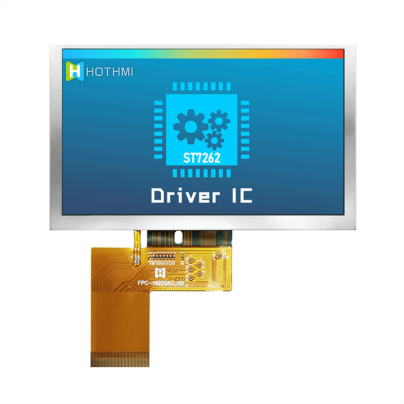 High Brightness Sunlight Readable TFT Display 5 Inch IC ST7262