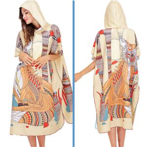 China Quick Dry 60 Inch Beach Microfiber Towel , Microfiber Changing Robe wholesale