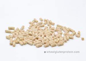 China 4mm Diameter Wheat Gluten Pellet Protein For Aquaculture Feedstuff wholesale