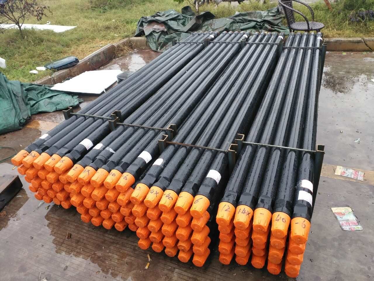API Reg Thread 2-3/8" Drill Rod For The DTH Hammer Blast Rock Hole Drilling