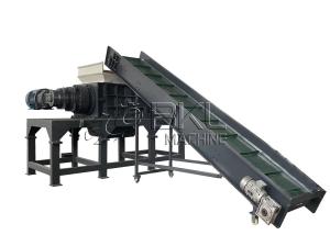 China DS600 Double Shaft Shredder Machine Machine 15KW Plastic Film Woven Jumbo Bag wholesale