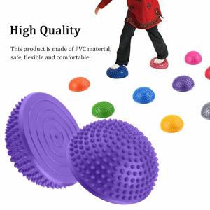 China Foot Massage Spiky Half Ball Balance Exercise Pods for Deep Tissue Foot Muscle Therapy wholesale