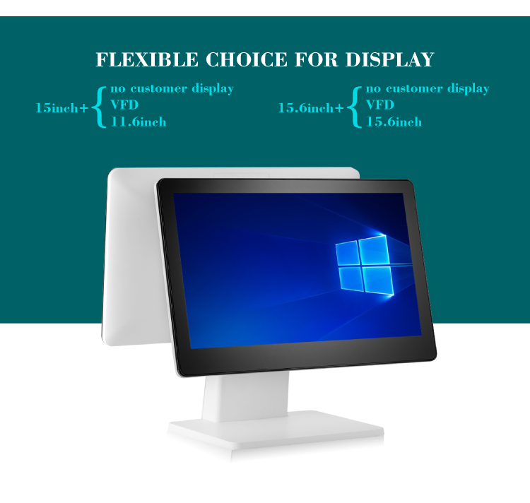 10-Point Capacitive Touch 15inch EPOS All in One POS Hardware Cash Register Point of Sale