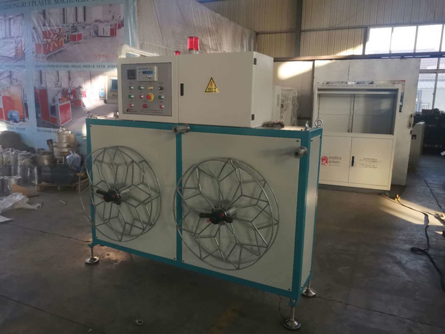 India Market Geo Strap Band Production Line with 7000 KG Capacity and PP PE Granules