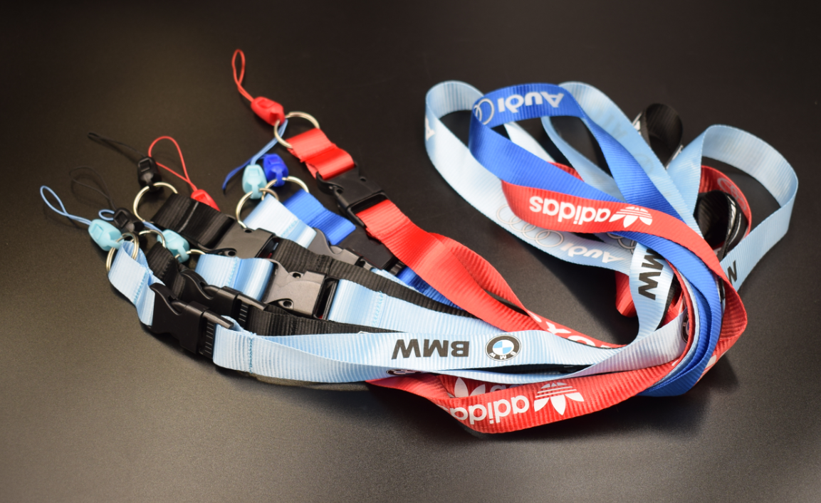 PVC 45cm Length Cell Phone Neck Strap For Anti Theft