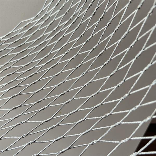 Inox 304 Anti Drop Wire Rope Netting High Security To Prevent Falling Objects Or
