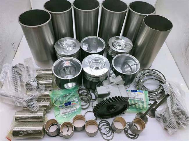 DH220 DB58 Liner Kit Excavator Engine Parts DE08TIS D1146 DE12T Excavator Gesket Kits