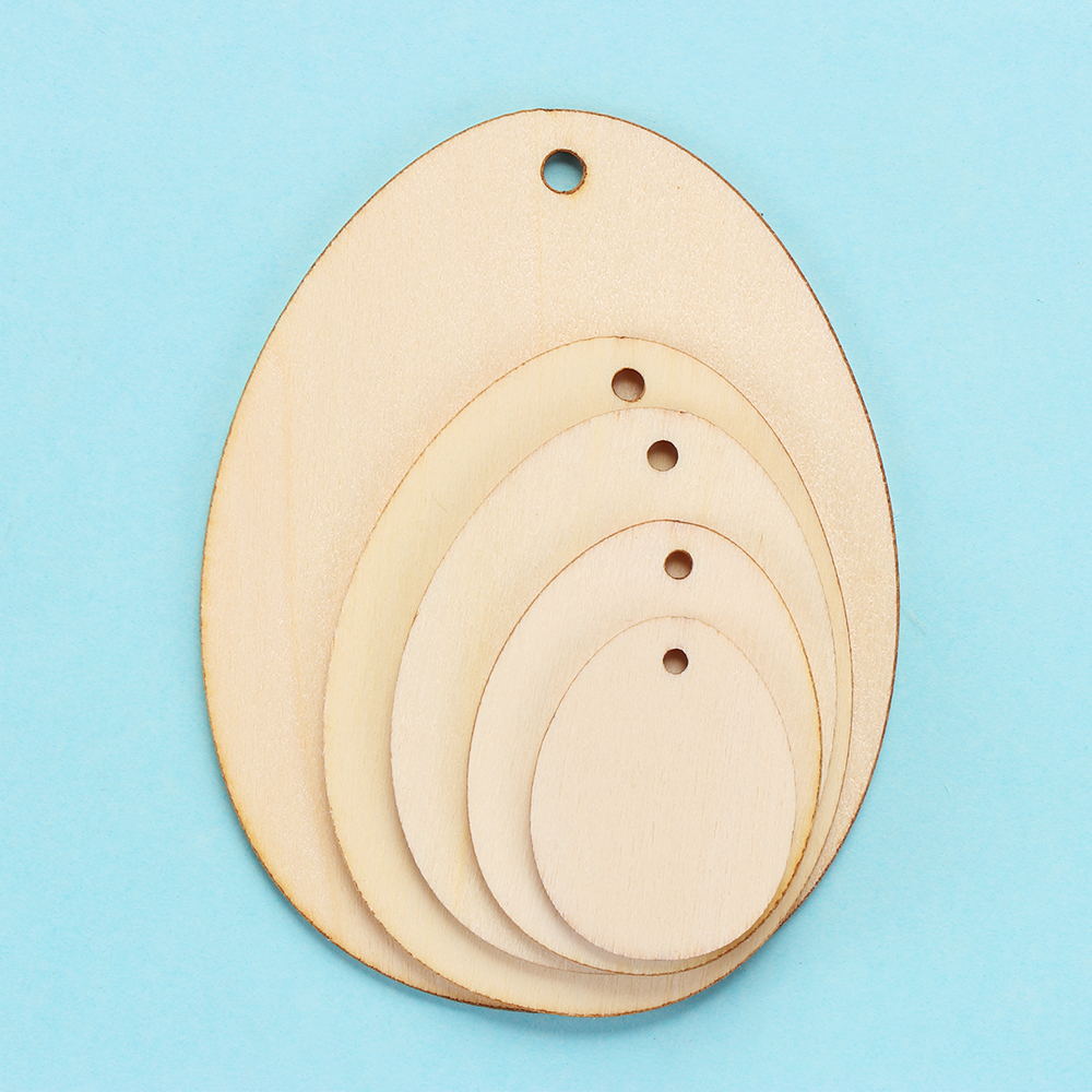 Chips Hanging 60mm Unfinished Wood Crafts Blank Wooden Blocks