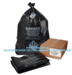 33 Gal. Asbestos 6 Mil Bag Disposable Burial Bags, Asbestos Disposal Bags