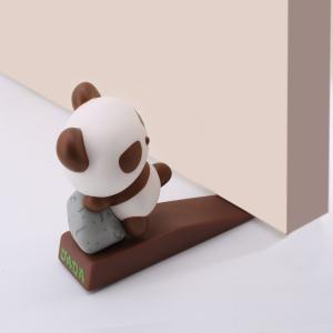 China Eco friendly PVC Panda Door Stopper Decorative Animal Door Wedge wholesale