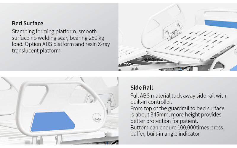 41in 460MM Five Function Electric Home Care Bed Nursing ICU Room Iso9001