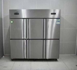 China Commercial Stainless Steel Freezers Six Doors 48 Cu Ft wholesale