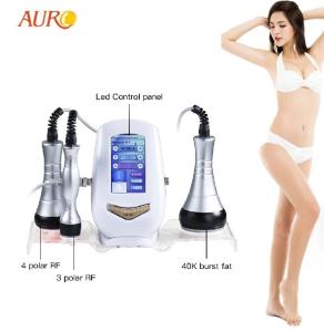 China Mini RF Skin Tightening Device 40khz Cavitation Body Slimming 3 In 1 Machine wholesale