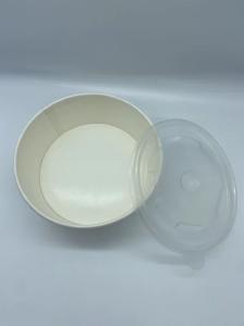 China 750ml PE Coating Single Wall Convenient Disposable Paper Salad Bowl wholesale