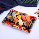One Time BOPS HIPS Sushi Takeaway Packaging 14x8x2cm