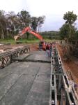 Bailey bridge ，Compact 100, Single Lane , Painted ,BS standard