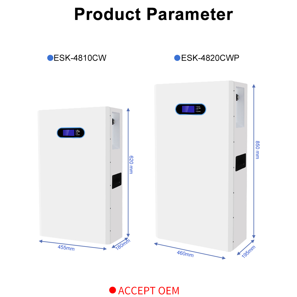 LFP Home Energy Storage Battery 48V 200ah 100ah Lithium Backup Storage Battery
