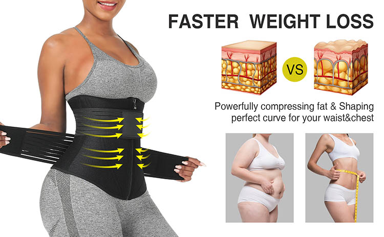 10 Steel Boned Tummy Control Neoprene Waist Trainer Shaper for Women's Waist Trimmers