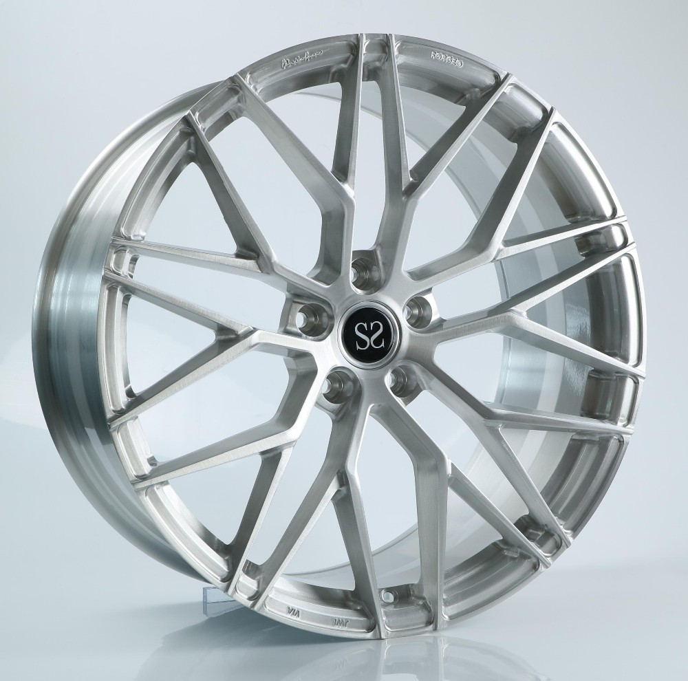 21 inch customized size brushed replica polished 1 piece forged wheel rims