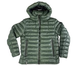 China Long Sleeve Warm Puffer Coat Outdoor Zipper Jackets Thick Padding Hoodie Coat wholesale